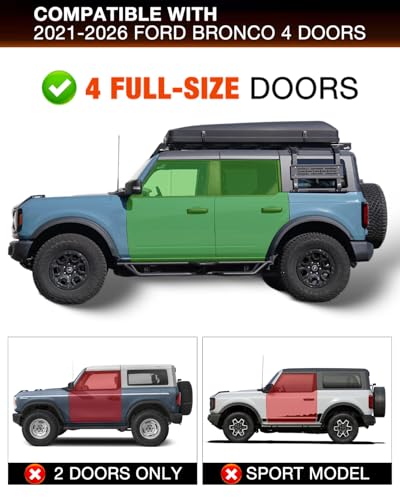 Estribos laterales Ford Bronco 4 puertas 2021-2026 miniatura 2