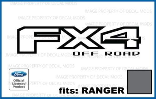 Decal Mods FX4 Offroad - Calcomanías adhesivas para Ford Ranger troqueladas (2019-2020) - CDG_Outline (juego de 2) con licencia