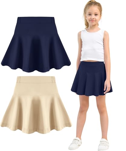 Image of Toddler Skirt Little Girls Athletic Uniform Skorts Golf Outfit Cheer Tennis Skirts with Shorts