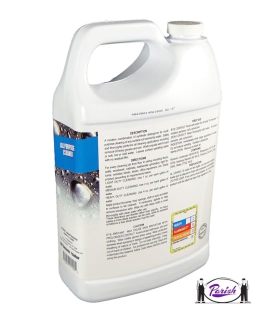 Parish Simple Blue Fast Acting Rinse-Free No Film All Purpose Cleaner Concentrate 4 Gallons