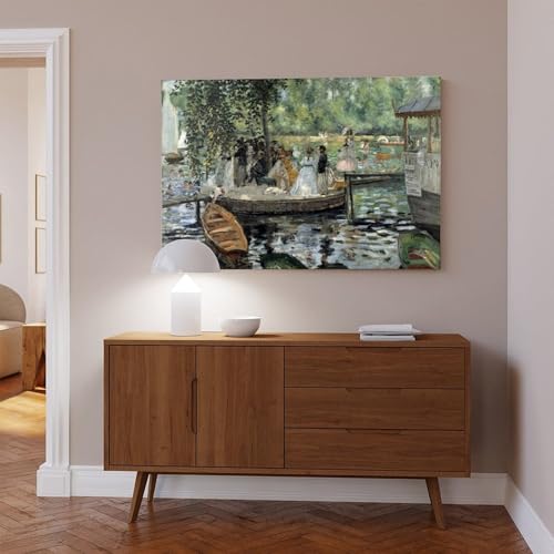 Impression sur toile La Grenouillere Renoir cadre déco murale