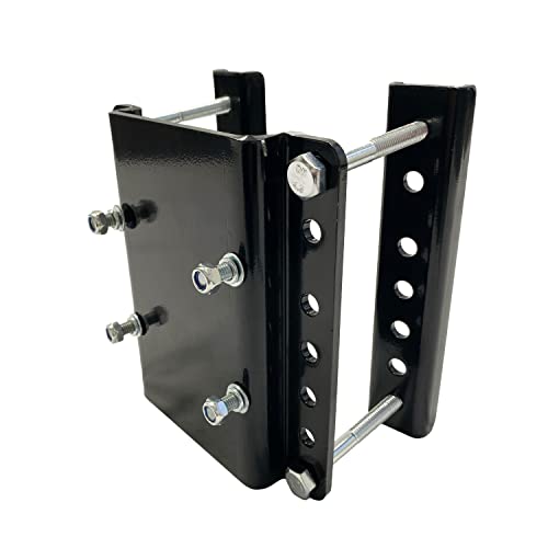 Trailer Valet TV Mount Bracket Accessories -- 7,000 lb Square Jack Clamp-On Bracket 4' Deep x 7.25'...