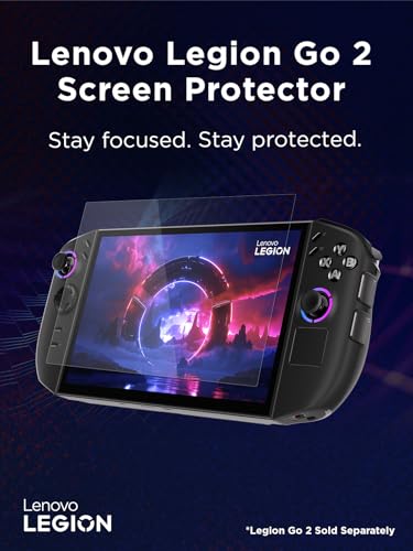 Image of Lenovo Legion Go 2 Screen Protector, Protects Against Drops Scratches & Scrapes, High Transparency