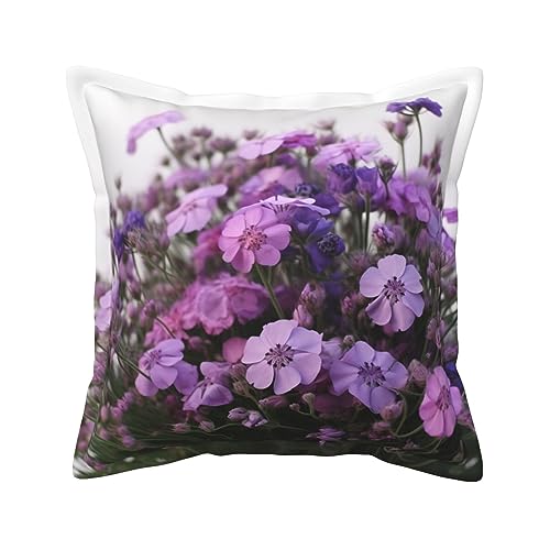 Housses de coussin pour canapé lit extérieur motif lavande rustique