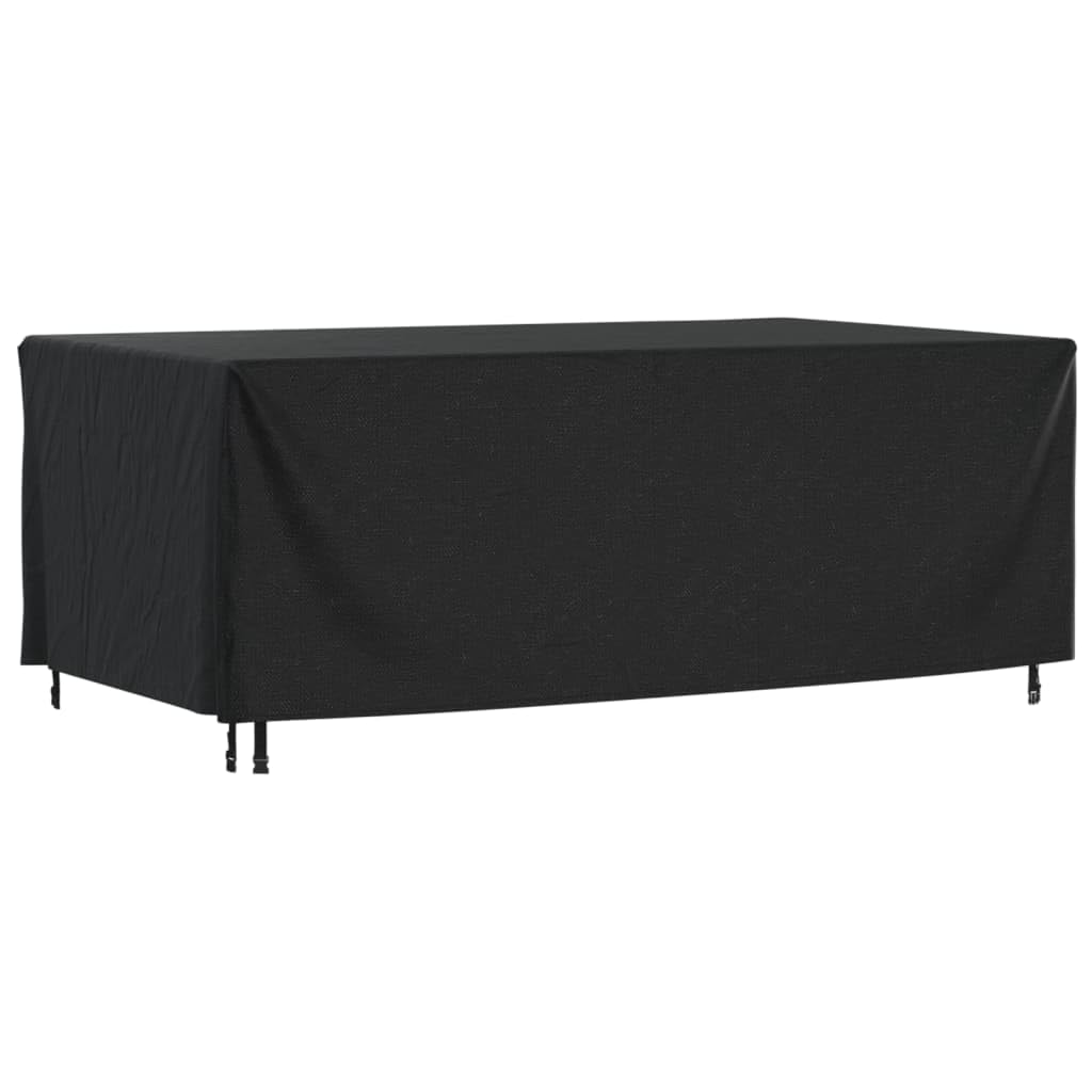 Akcesoria do mebli ogrodowych, pokrowce na meble ogrodowe, pokrowiec na meble ogrodowe czarny 240 x 140 x 90 cm wodoodporny 420D