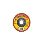Extra Grueso Grano Flexovit 66623396063 Discos Soporte Fibra de Vidrio, 115 mm D, 22 mm H, Extra Grueso, Set de 10, Naranja
