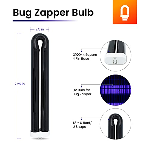 lumenivo 40 Watt Bug Zapper Bulb Replacement for Stinger B4045-4 UVB45 UV Blacklight Replacement Bulb for Bug Zapper Outdoor and Indoor Fly Trap for Home - 1 Bulb - Thumbnail 2