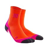 CEP - DYNAMIC+ SHORT SOCKS, Laufsocken kurz für Damen, rot in Größe II, Sportsocken made by medi