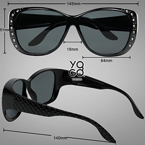 Sunglasses that Fit Over Glasses for Women UV Protection Polarized and HD Vision Fitover Eyeglasses4