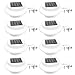 Science Purchase 2 volts Outdoor LED  Solar Light with Bracket, White, Pack of 8