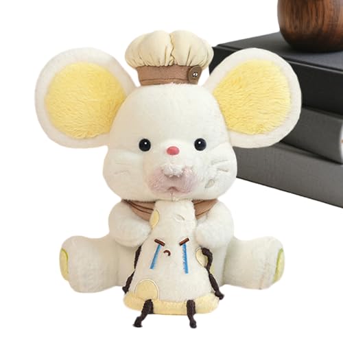 Peluche souris anti-stress en matériau doux pour le bien-être des adultes