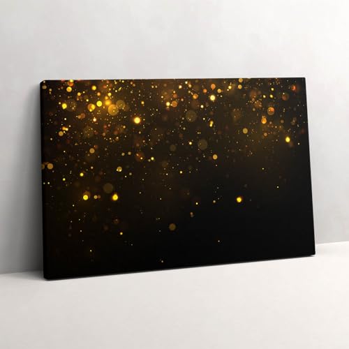 Peinture murale d'art Wallfluent, l'éclat des paillettes d'or pour un intérieur inspirant