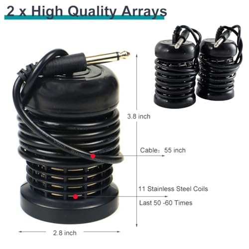 Máquina iónica para baño de pies desintoxicante con 40 fundas y 2 electrodos, sistema portátil para spa de pies para uso en casa, salón y club de spa miniatura 3