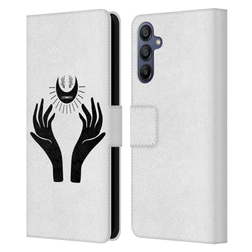 Carcasa Samsung A15 Tipo Libro Protege Pantalla y Guarda Tarjetas Funda Cuero Haroulita Luna