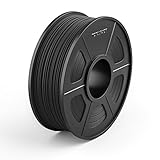 TOTALPACK 3D PLA 1.75mm Printing Filament For 3D Printers-Universal, Low Warp & Easy To Print Thermoplastic Filament, Dimensional Accuracy +/-0.02mm, Perfect For Beginners& Pros- 1kg Spool, Black-1 pk