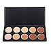 Easy lifestyles Professional 10 Warm Colors Concealer Camouflage Foundation Makeup Contour Palette Face Contouring Kit