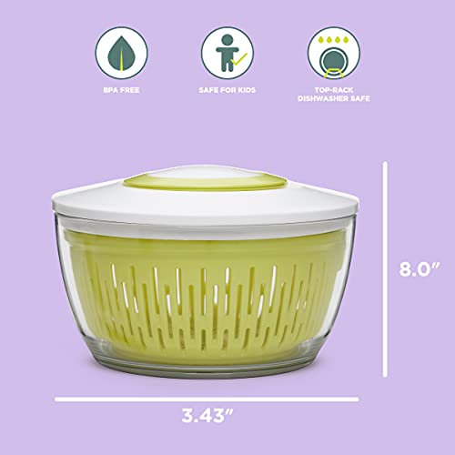Chef'n Salad Chopper And Spinner, 9.6 Inches, Green #TOP1