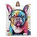Delerain French Bulldog Soft Throw Blanket 40