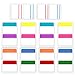 ExcelFu 400 Pieces 2 inch Index Tabs Flag Dispensers Sticky Page Markers Colored Tape for Binders, Books, Notebooks and File Folders