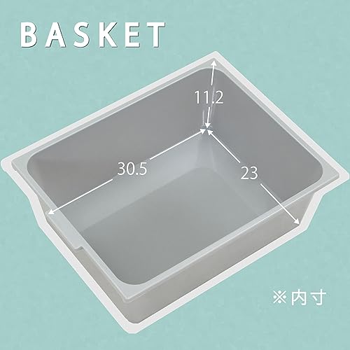 不二貿易 お片付けラック 子供 知育 おもちゃ収納 幅90.5×奥行36×高さ86cm ホワイト 9マス おもちゃ箱 収納棚 取り外し可能 軽量 ストッパーキャスター付き 88111【Amazon.co.jp限定】 [5]