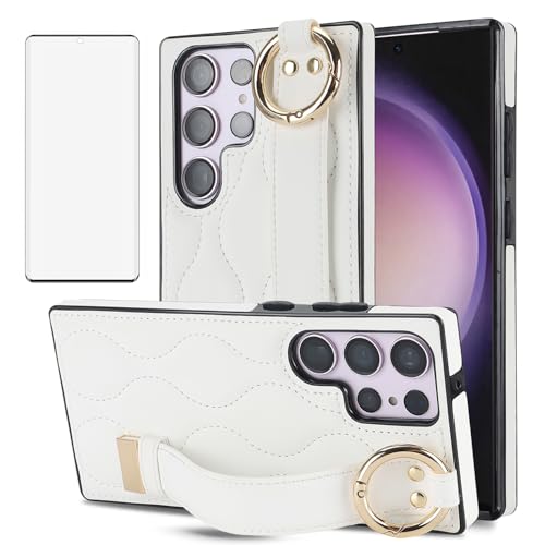 Coque Samsung S23 Ultra evite les chutes grace a la dragonne et l'anneau