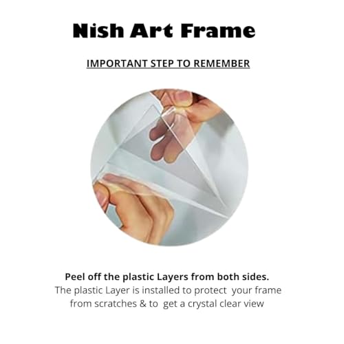 Image of Nish Art Frames | Set of 12 Photo Frames 4x6 Inches | Black Wall Hanging & Tabletop Picture Frames | Modern Home & Office Decor | Family, Travel & Memory Display | MDF Wood Frames with Acrylic Glass