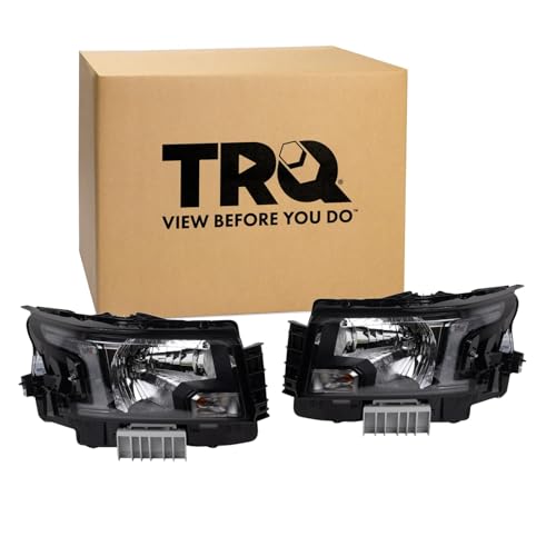 Image of TRQ Headlight Assembly Set NI2502289 NI2503289 Compatible with 2022-2024 Nissan Frontier