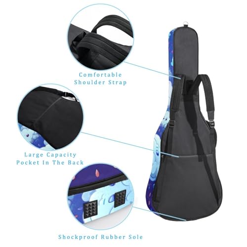 Housse pour guitare multicolore étanche avec multiples poches - 3