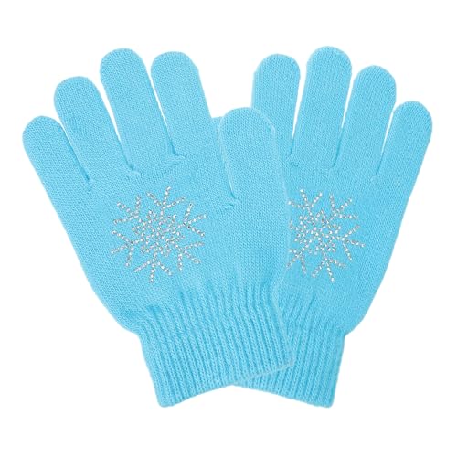 GALPADA - GALPADA Eiskunstlaufhandschuhe für Damen Teenager und Mädchen Gepolstert Gestrickt und rutschfest für Optimalen Schutz und Komfort dem EIS