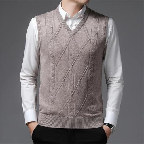 Men Sweater Vest Sleeveless Clothes Short Slim Fit Sweater Clothes3