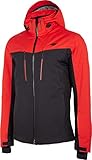 Membrana: neo'dry 15 000. 4F Herren Skijacke Hudson Chaqueta, Hombre, Rojo, XX-Large