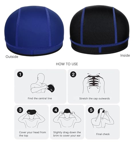 Image of 2mm Neoprene Dive Hood Thermal Mens Wetsuit Cap for Surf Snorkel | Long Short Hair Keep Warm Clean Wet Suit Beanie, Adult Youth Scuba Swim Cap for Beach Kayak Canoeing Scuba Cold Ocean Lake