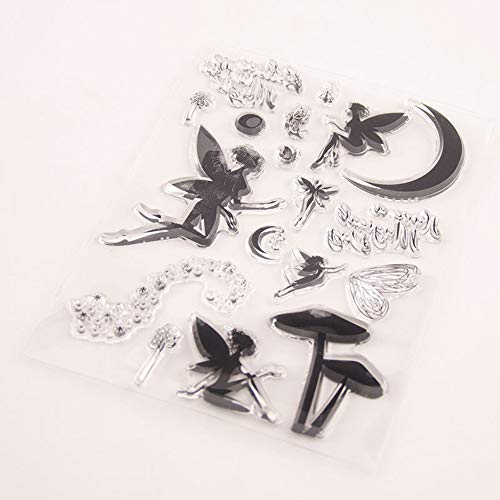 1 Pieces Stamp Making Card Elf Fairy Tales Art Stamps Diy Scrapbooking For Seal Scrapbook Photo Album Decorative Card Making Clear Stamps #TOP3