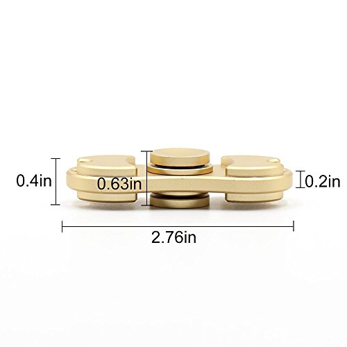 Image of Hand Spinner High Speed Brass Metal EDC Fidget Toys Relieving ADHD, Anxiety, Stress and Boredom