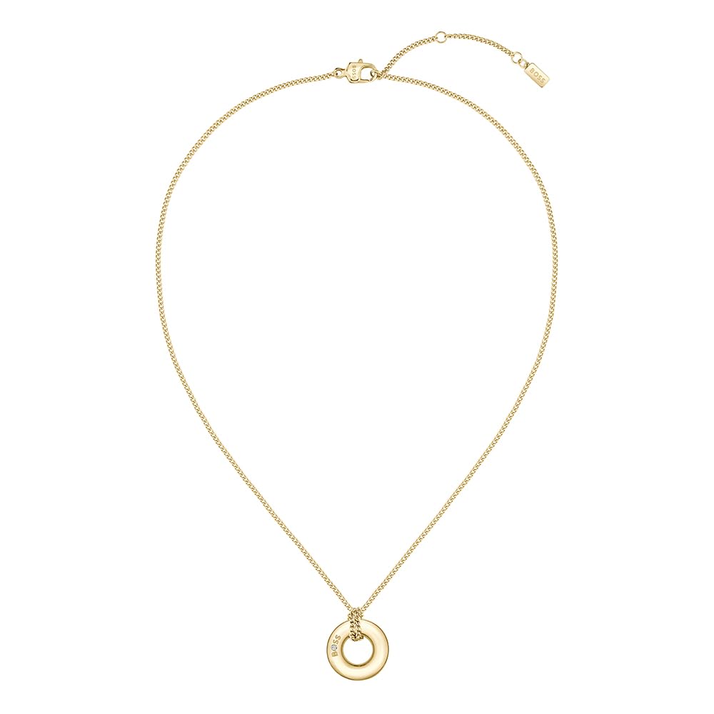 BOSS Jewellery 1580684 Ladies Gold-Tone Necklace With Logo