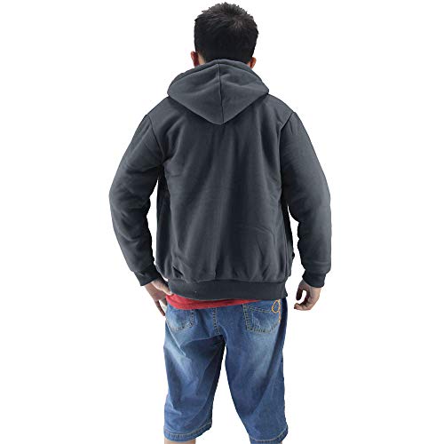 Boys' Sherpa-Lined Fleece Zip-Up Hoodie Sweatshirts Youth Kids Serpa Fleece Sweatshirt4