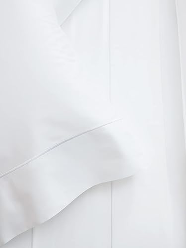 Miniatura 8 de BOLL & BRANCH Signature - Juego de sábanas bordadas  100% algodón orgánico de lujo  1 sábana encimera de brillo suave, 1 sábana bajera y 1 funda de