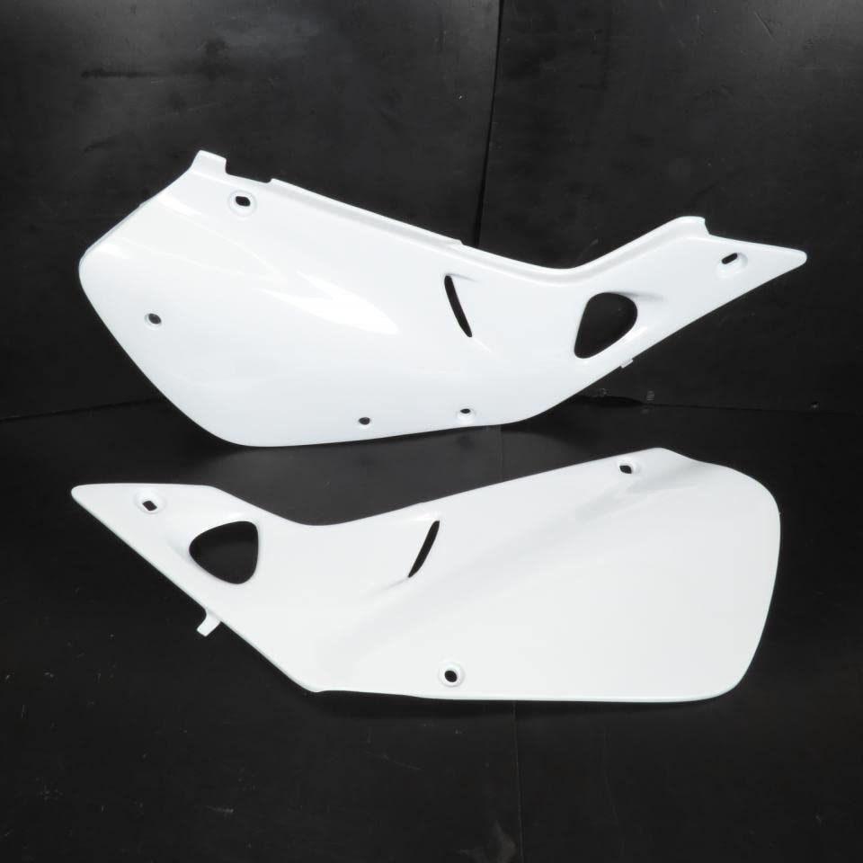 Cache latéraux plaque numéro blanche UFO Honda 125 CR pour remplacer vos plastiques cassés