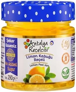 Antalya Reçelcisi Limon Kabuğu Reçeli 290g Şekeri Meyveden - Görsel 1