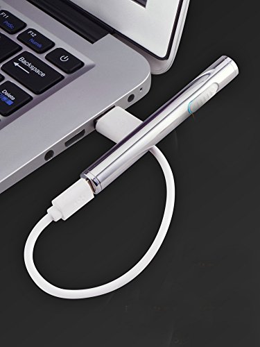 Encendedor eléctrico USB recargable mini rojo miniatura 5
