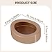 Baoblaze Reptile Water Bowl Turtle Feeding Bowl Escapeproof Reptile Feeder Easy to Clean Feeding Accessories for Small Pets Amphibians, Brown
