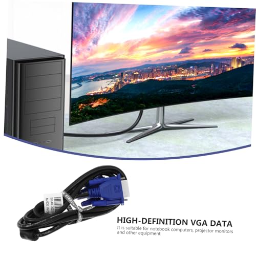 Cable VGA de computadora Gadpiparty con doble blindaje antiinterferencias para display 2 uds 5