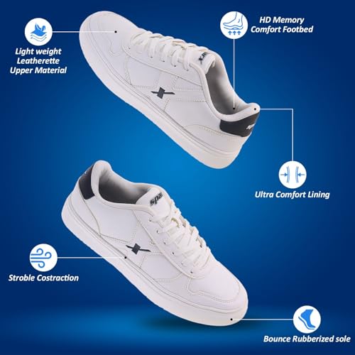 Image of SPARX Men's Sneaker SM-9065 | Soft Cushioned, Durable & Trendy Lace-Up Casual Shoes