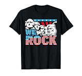 Funny We Rock Mount Rushmore Patriotic US American Flag T-Shirt