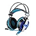 Produktbild Gs700 3,5 mm Headset Bass geräusch Gaming kopfhörer Computer pc Gaming Headset mit mikrofon (blau)