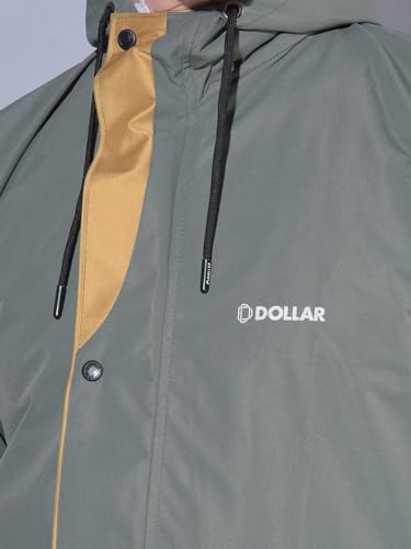 Image of Dollar Rainguard Men's PVC Full Sleeve Solid Reversible Sporty Raincoat Set With Adjustable Hood and Pocket