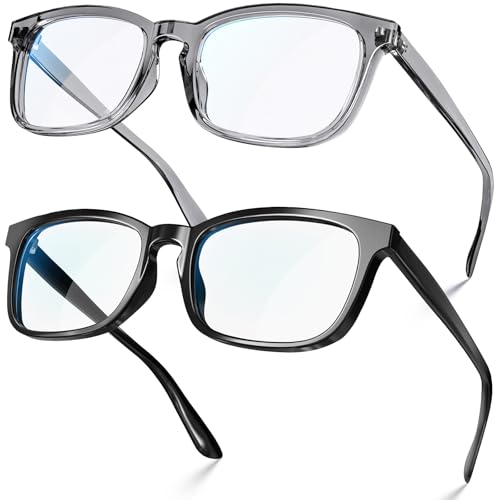 Image of VISOONE Blue Light Blocking Glasses Square with Anti Computer Glare for Gaming Women and Men MONTANA