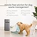 Pet Genie Pail | Dog Waste Disposal System for Outdoor and Indoor Odor Control | Dog Poop Trash can | Includes 1 Square Refill Bag That Lasts up to 2 Months