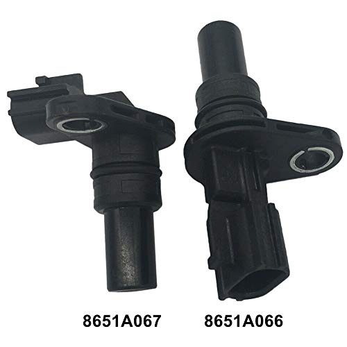 EPSIRMP 2pcs Transmission Input/Output Speed Sensor Compatible with Mitsubishi Lancer Outlander 2.0L 2.4L 8651A066 8651A067 by EPSIRMP - Used condition - Image 2
