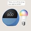 Echo Spot with TP-Link Tapo Smart Color Bulb
